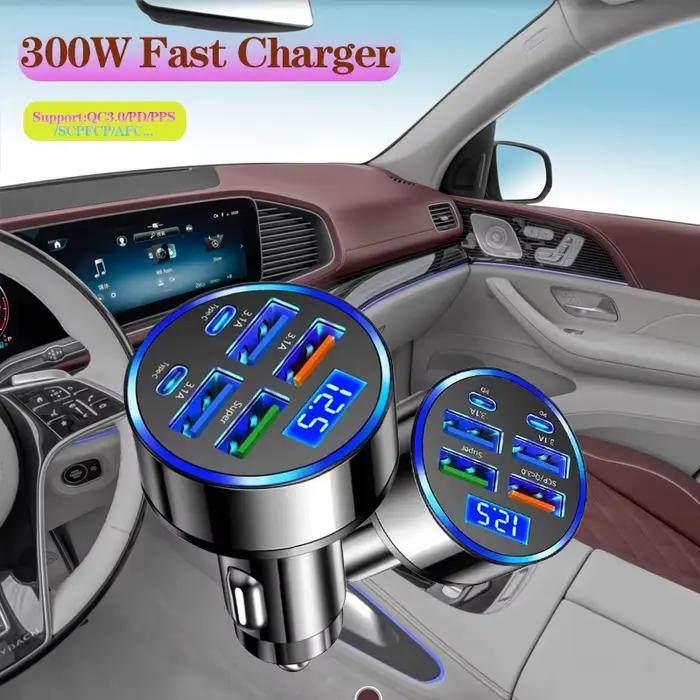 Chargeur de voiture 300W 6 Ports