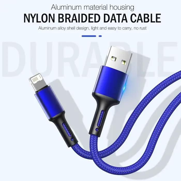Câble USB de 3M de Long pour iPhone 11 12 13 14 Pro Max X XR 5 6 7 8 Plus SE 2022 Apple iPad