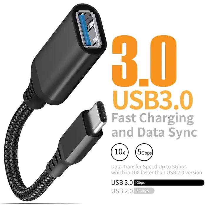 Câble de données OTG type C vers USB 3.0 adaptateur