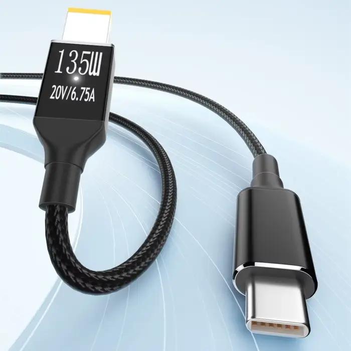 Câble d'alimentation de chargeur USB C 65W 100W 135W