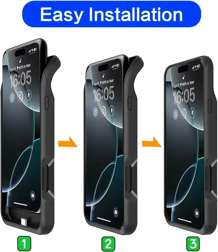 Étui de charge sans fil technologique pour Google Pixel 6A 7A 8A 9 10 Pro XL 9A – Coque