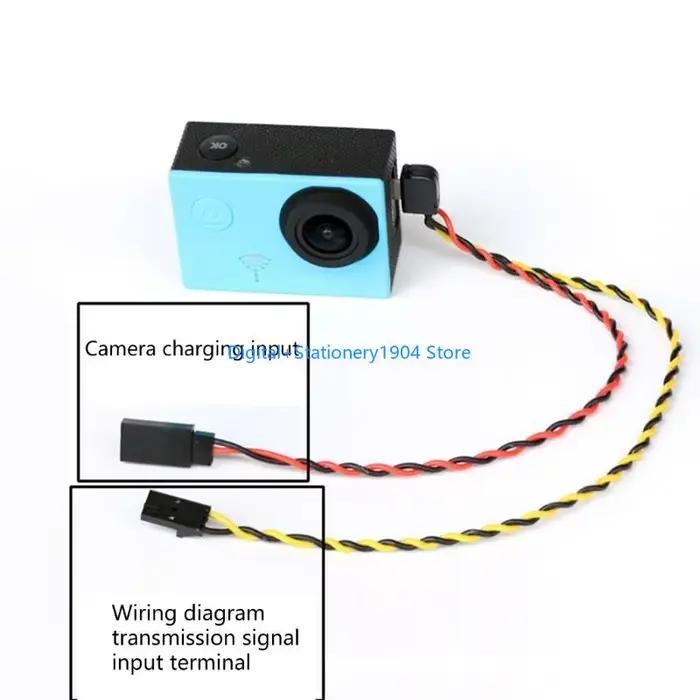 Câble FPV Micro USB vers AV pour caméras SJ4000 SJ5000 SJ6000 capture vidéo drone flux en temps réel occasions de vol