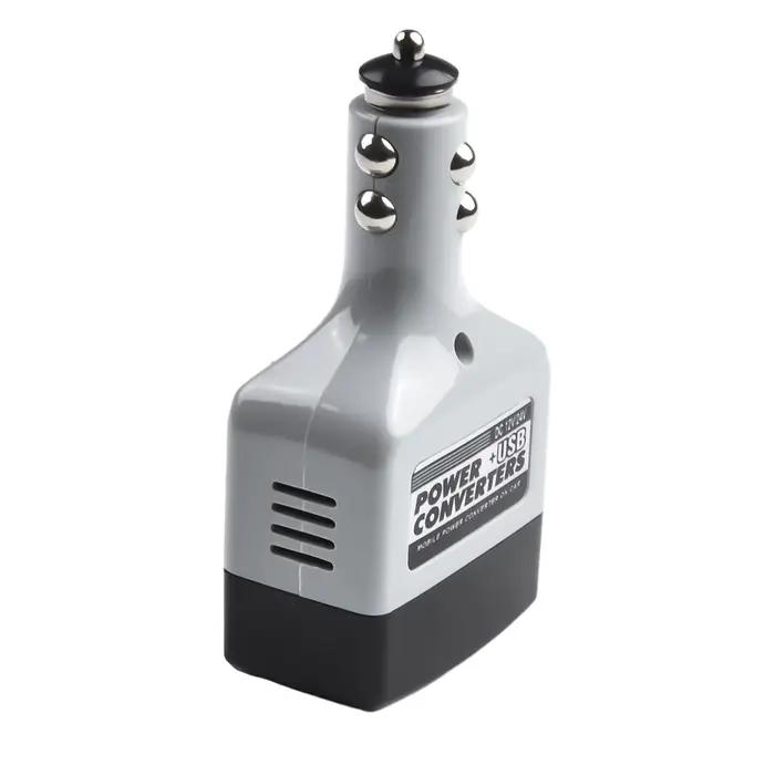 1 pièces chargeur de voiture Portable 12V/24V à 220V DC à AC convertisseur de puissance