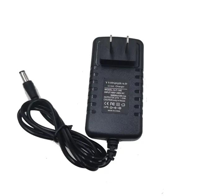 Chargeur de batterie Li-ion 21V 2A pour batterie 18v 18.5v 5s 18650
