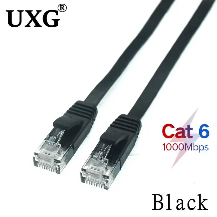 10pack 20cm 50cm 1m 3ft 2m 3m 5m 10m 20m 30m 40m 50m câble CAT6 plat UTP Ethernet