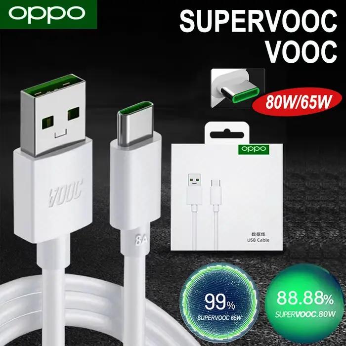 Câble de charge rapide OPPO d'origine Type C Supervooc 80W 45W