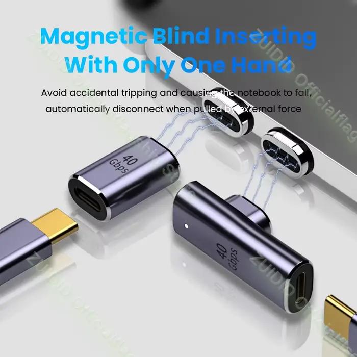 Thunderbolt3 – adaptateur magnétique USB type-c 40Gbps