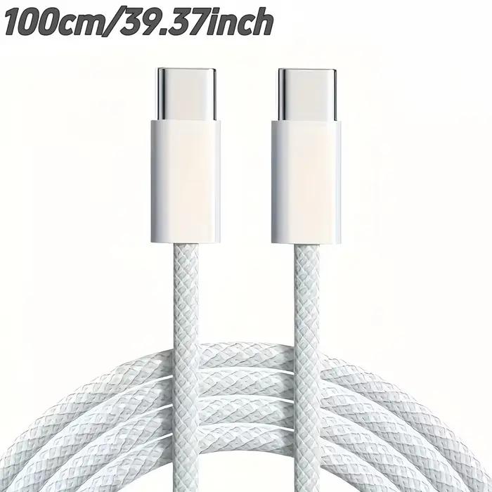 Câble de données tressé Type-C vers Lightning pour charge rapide et synchronisation des données iPhone iPad occasions spéciales