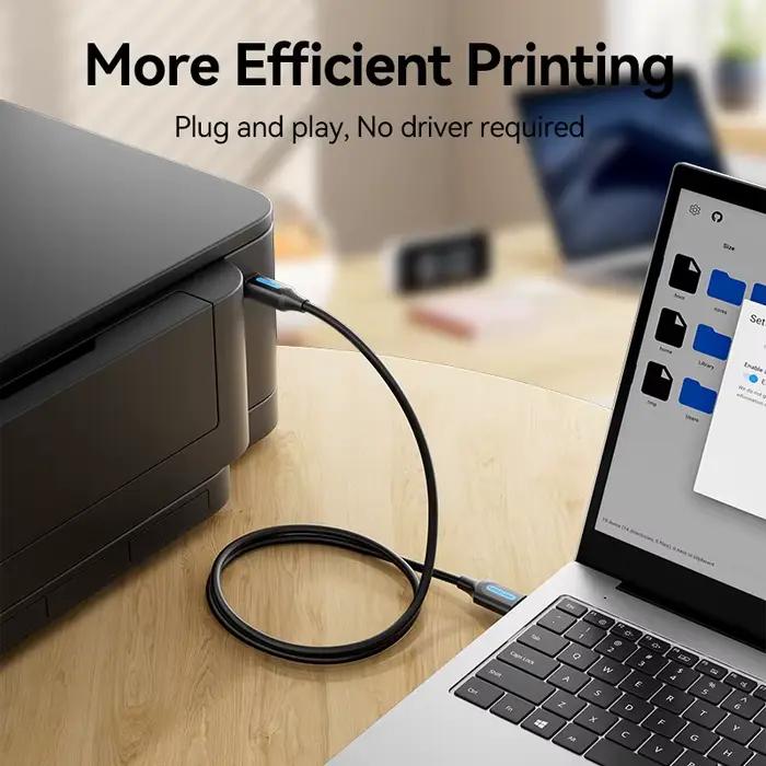 Vention USB câble d'imprimante USB 3.0 2.0 Type A mâle à B