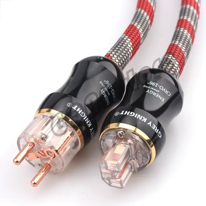 Câble d'alimentation Audio Hifi haut de gamme US/EU/AU