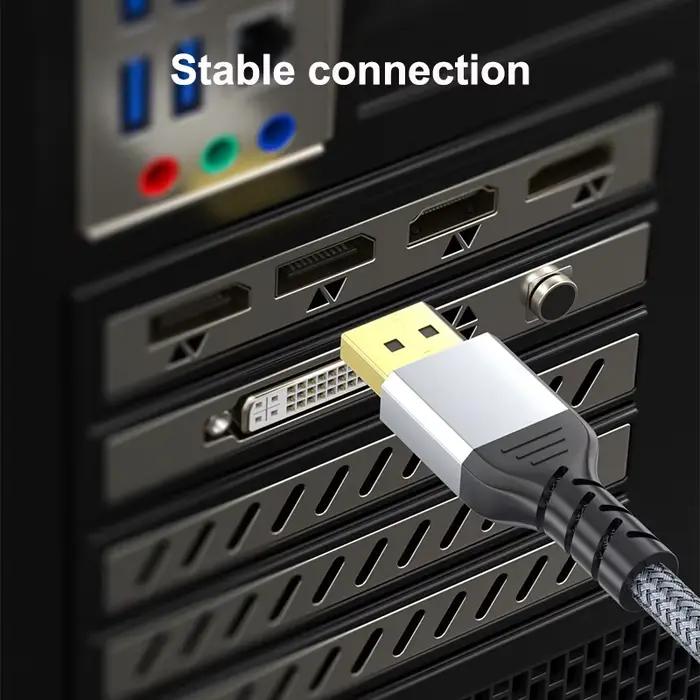 DP1.4 8K 60Hz câble Displayport 2m 1m 1 4