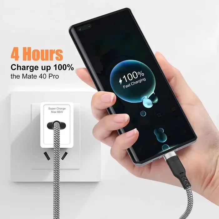 Câble de chargement USB Type C 6A pour Huawei