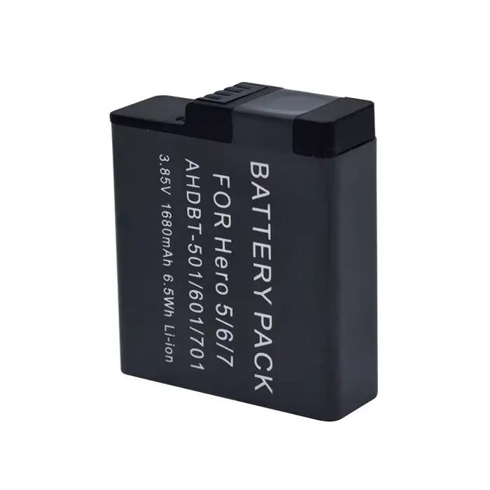Batterie GoPro 7 avec chargeur rapide 1680mAh pour GoPro 5 6 7 occasions spéciales exploration outdoor sport activités путешествия