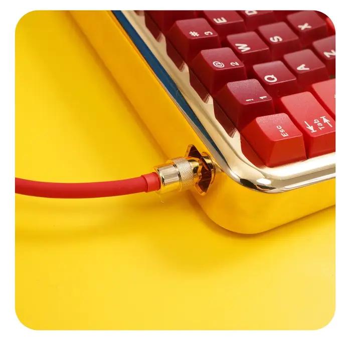Câble de données USB vers Type-C en silicone et métal