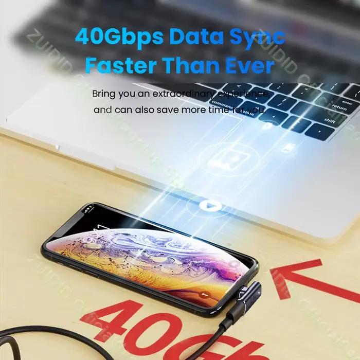 Thunderbolt3 – adaptateur magnétique USB type-c 40Gbps