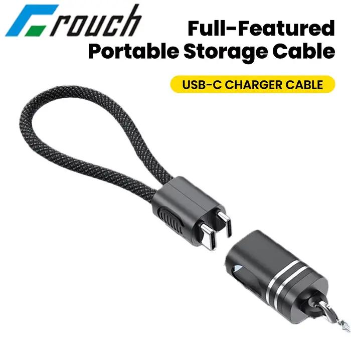 Lanière USB Type C vers Type C de 18CM