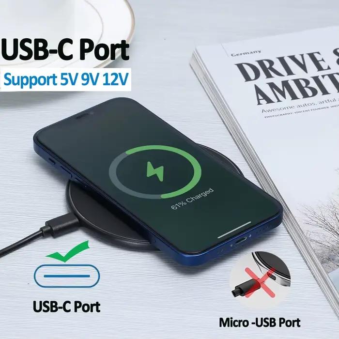 Station de charge sans fil rapide pour iPhone 17 16 15 14 13 12 11 X Pro Max XR 8 Samsung Xiaomi Huawei LG