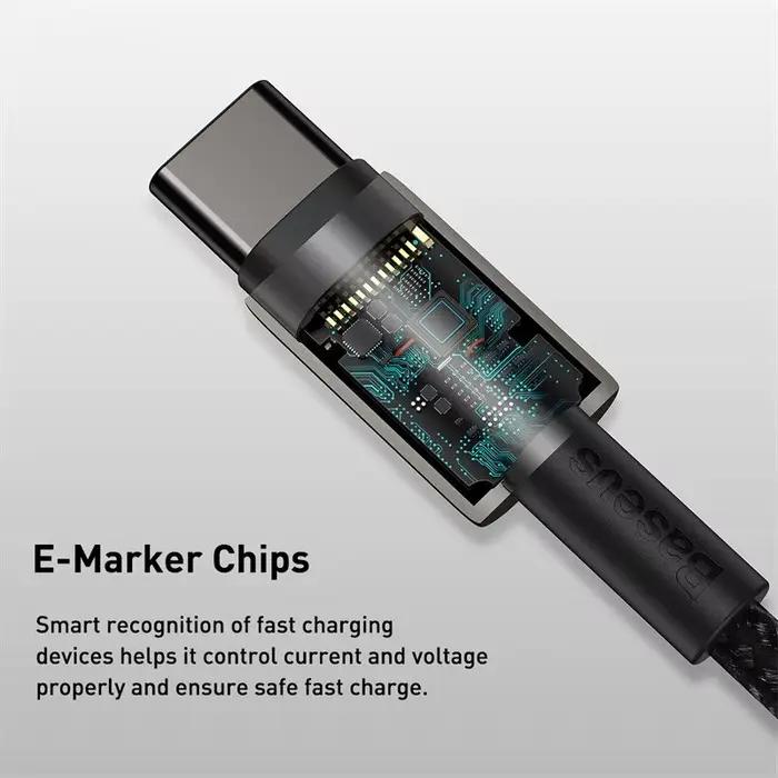 Bas192.- Câble USB de type C PD 100W pour recharge rapide