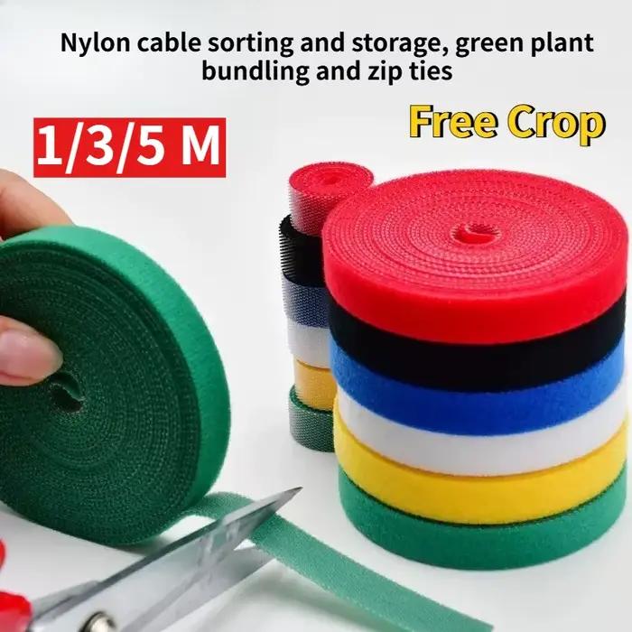 Attacheurs en nylon autobloquants pour l'organisation des câbles d'écouteurs et souris pour bureau et salon occasions spéciales