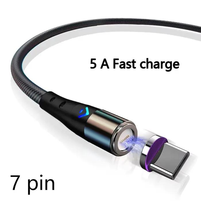 Câble magnétique rotatif à 360 degrés 5A