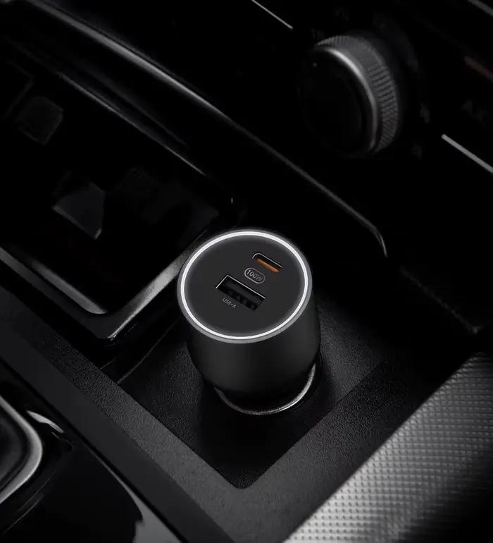 Chargeur de Voiture MIJIA 100W Double USB Charge Rapide Pour Smartphones Xiaomi Huawei Occasions Spéciales