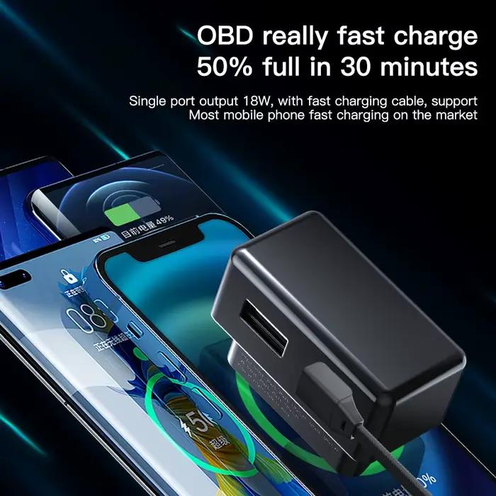 YZ Pour Tesla Model X S 3 Y Highland Juniper OBD Chargeur rapide USB et type C Double Port 48W Kit de conversion Accessoires de voiture