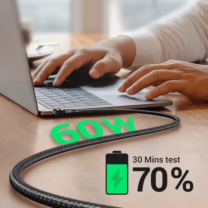 AUFU – câble magnétique USB C vers Type C 60W PD