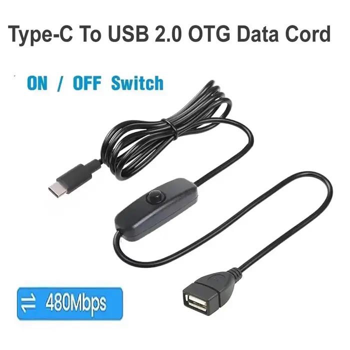Câble OTG Type C USB type-c mâle vers USB 2.0 femelle