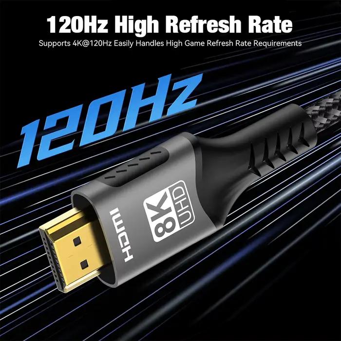 Câble compatible HDMI 2.1 8K @ 60Hz