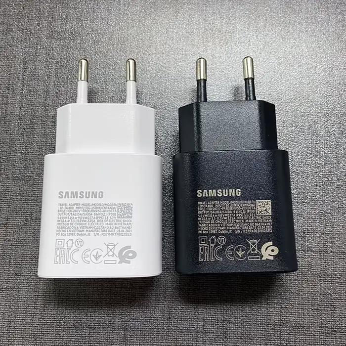 Samsung Galaxy A55 A54 A35 A34 A14 5G 25W chargeur Super rapide USB C PD adaptateur secteur mural