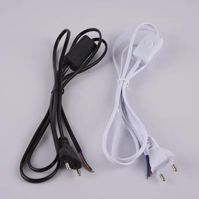 Câble d'alimentation AC 220V avec Interrupteur Prise US EU 1.8m Pour Appareils Electroménagers Occasions Spéciales