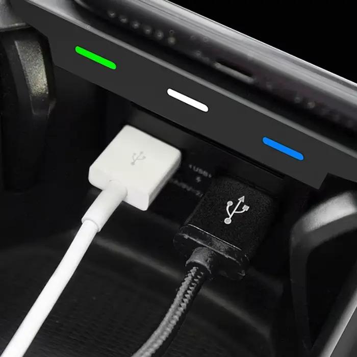 Chargeur sans fil de voiture pour Volvo XC90 XC60 S90 V90 S60 V60 C60