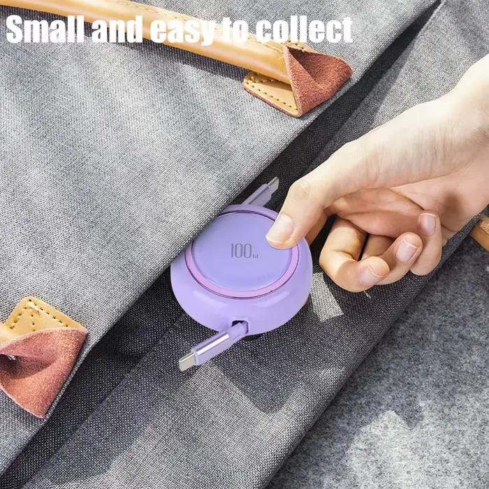 Câble de charge rapide rétractable de type C