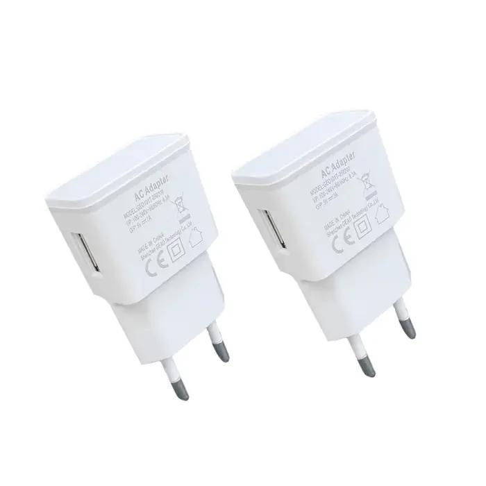 Chargeur mural USB 5W, alimentation universelle Portable pour voyage