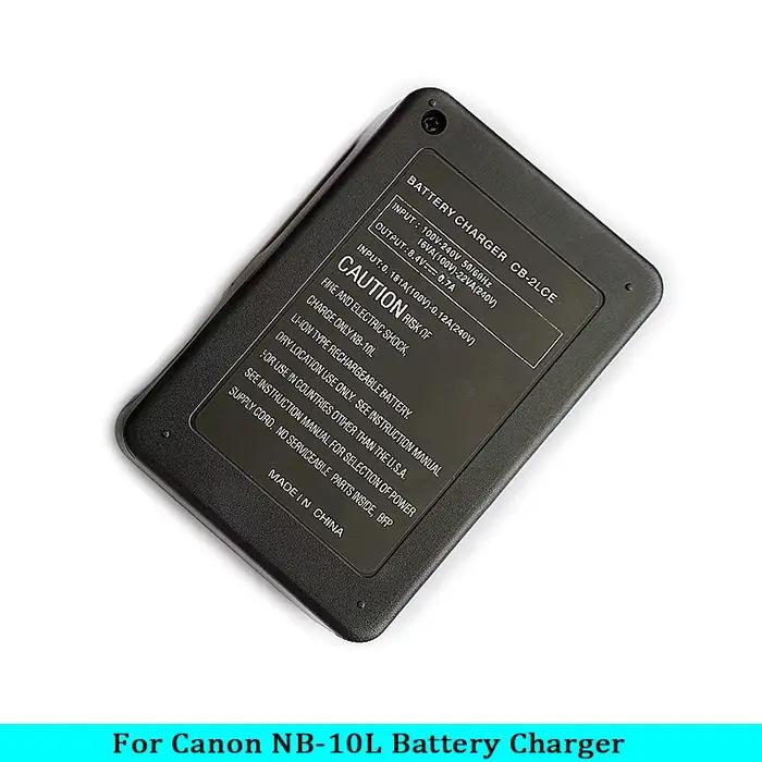 Chargeur électronique CB-2LCE pour batterie Canon NB-10L compatible avec plusieurs modèles appareil photo occasions spéciales
