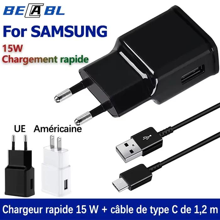 Chargeur rapide EU US USB Type C
