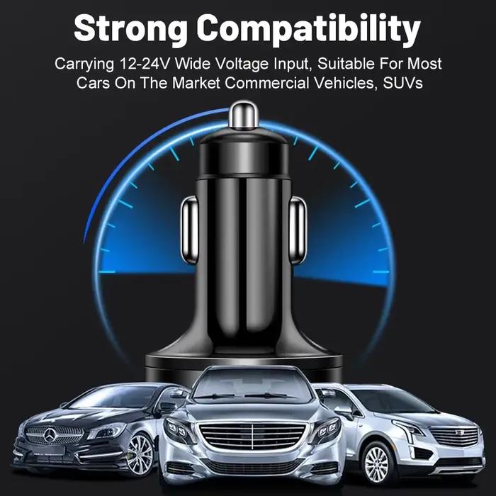 Chargeur de téléphone de voiture à charge rapide