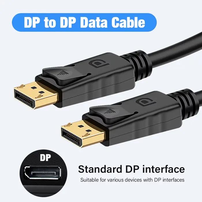Câble DisplayPort 1.2 4K HD 144Hz 21.6Gbps