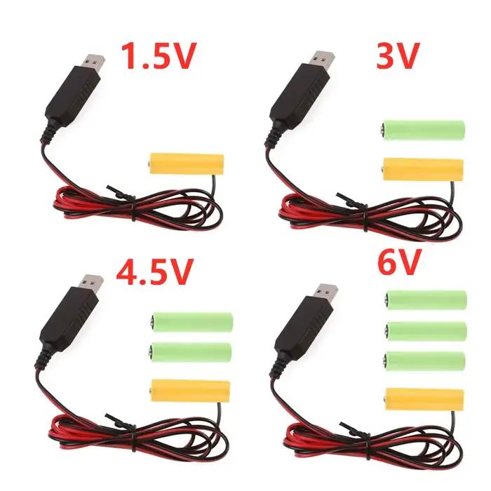 Câble d'éliminateur de batterie AA