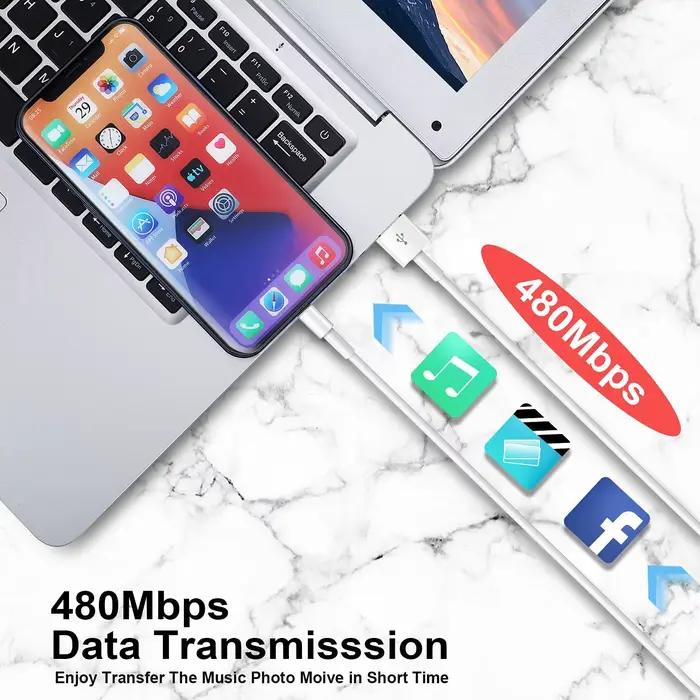 Câble de charge rapide USB vers éclairage