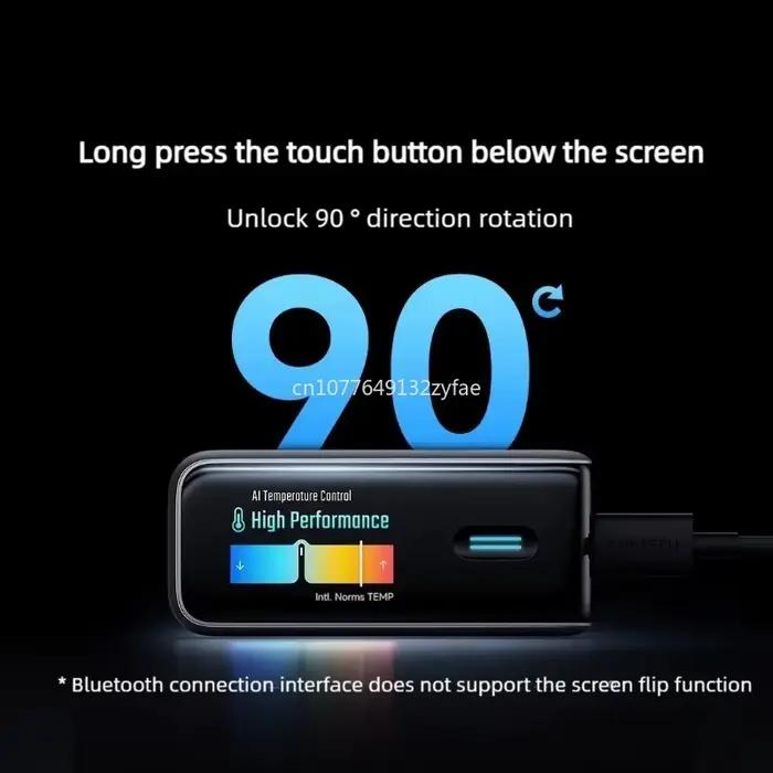 CUKTECH 10 GaN Super Chargeur Ultra AD 1204U Chargeur USB-C Charge rapide Écran tactile Contrôle de température sécurisé Nouveau