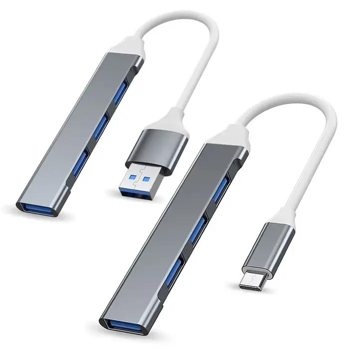 4 ports USB 3.0 Hub USB Hub Type C Dock adaptateur multi-répartiteur OTG
