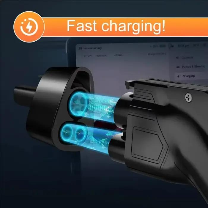 Pour Tesla modèle 3/X/Y/S EV chargeur adaptateur cc CCS1