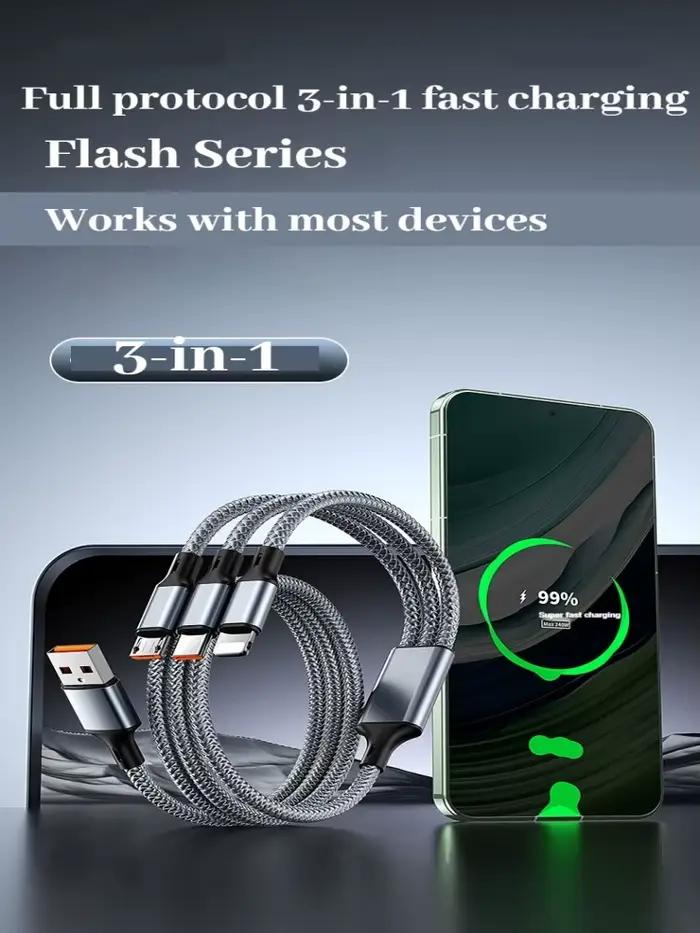 Câble de charge rapide multi-prises
