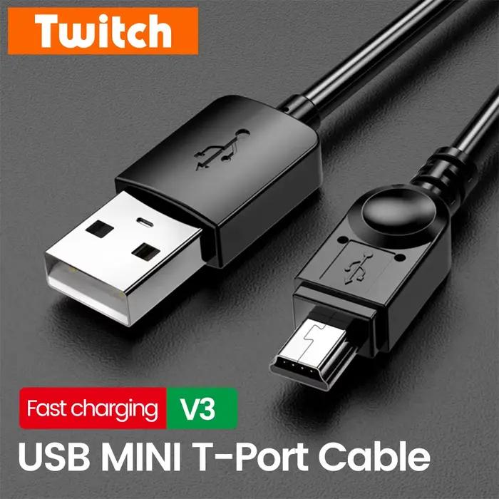 Câble USB Mini T-Port, charge rapide