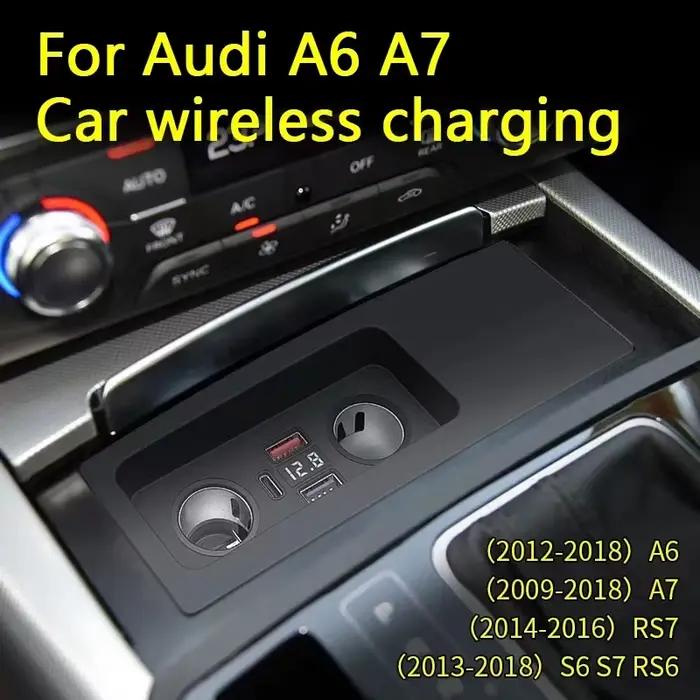Chargeur sans fil de voiture pour Audi A6 C7 A7 S6 RS6 S7 RS7 2011-2018