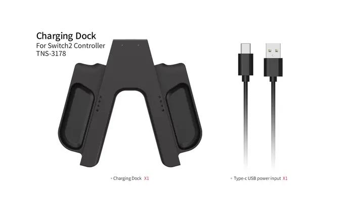 Support de charge portable pour manettes Nintendo Switch 2