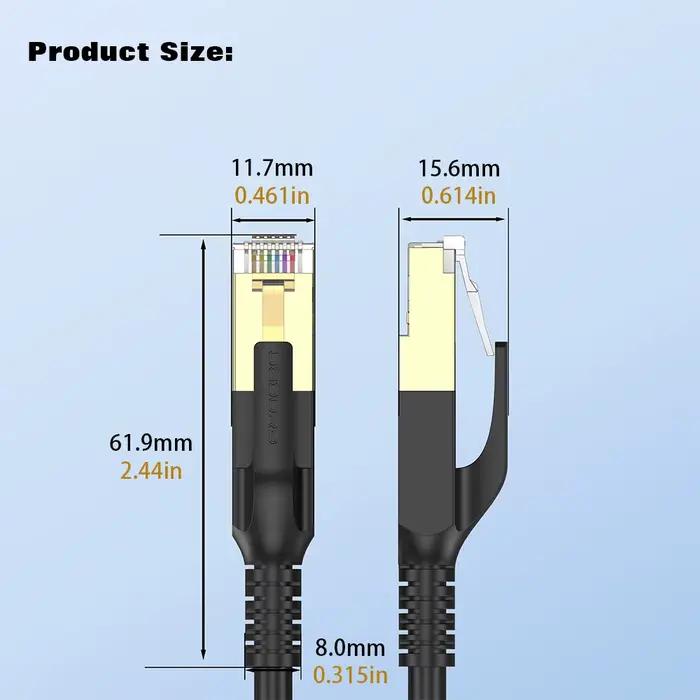 Câble Ethernet UGOURD Cat8 à faible latence