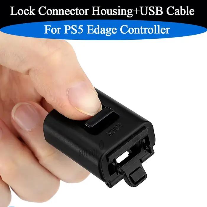 Connecteur de verrouillage 2-en-1 durable avec câble USB de 2