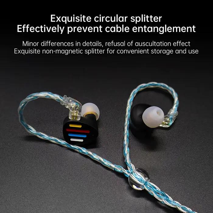 Câble de mise à niveau tressé plaqué argent ND D2 0